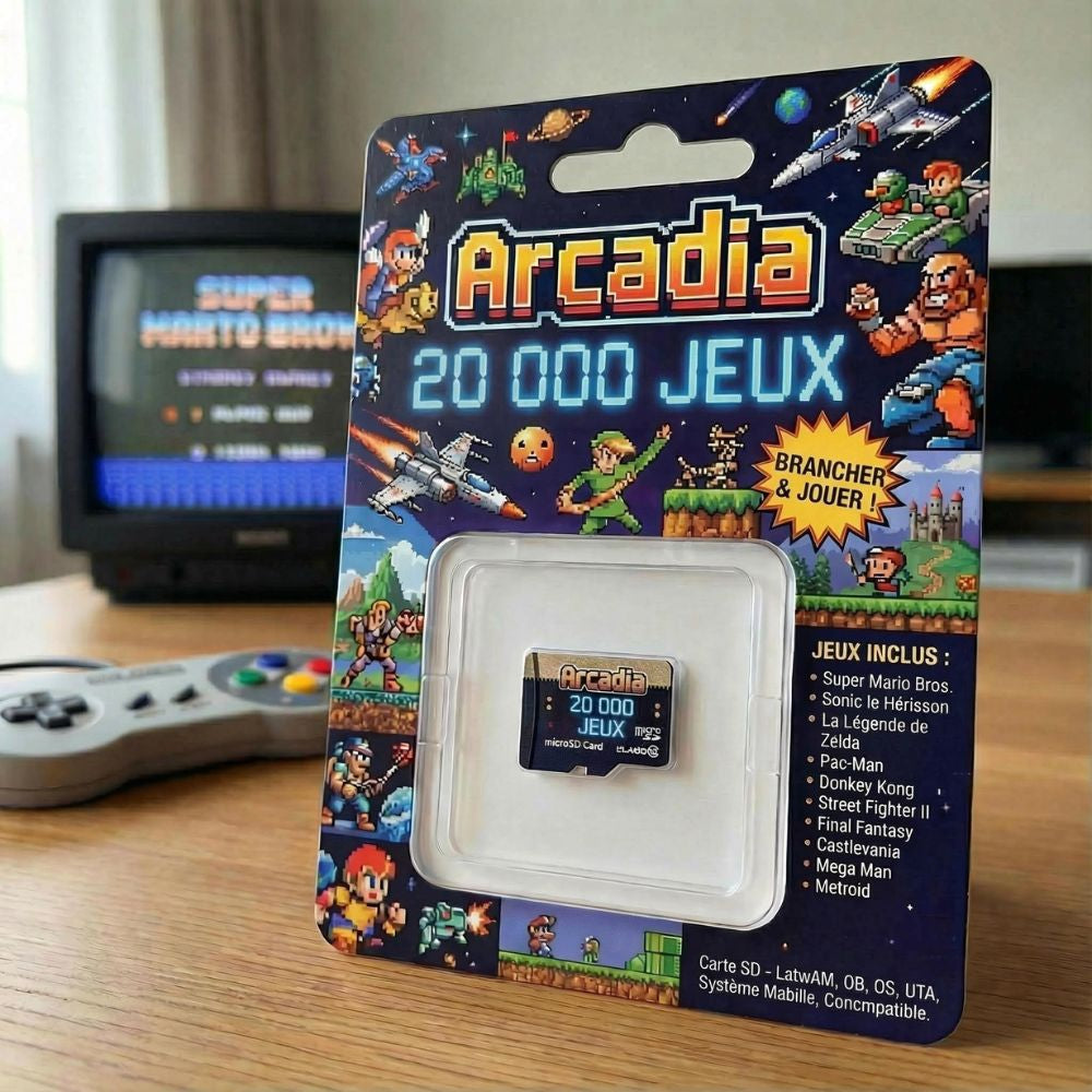 Carte SD +20 000 Jeux inclus
