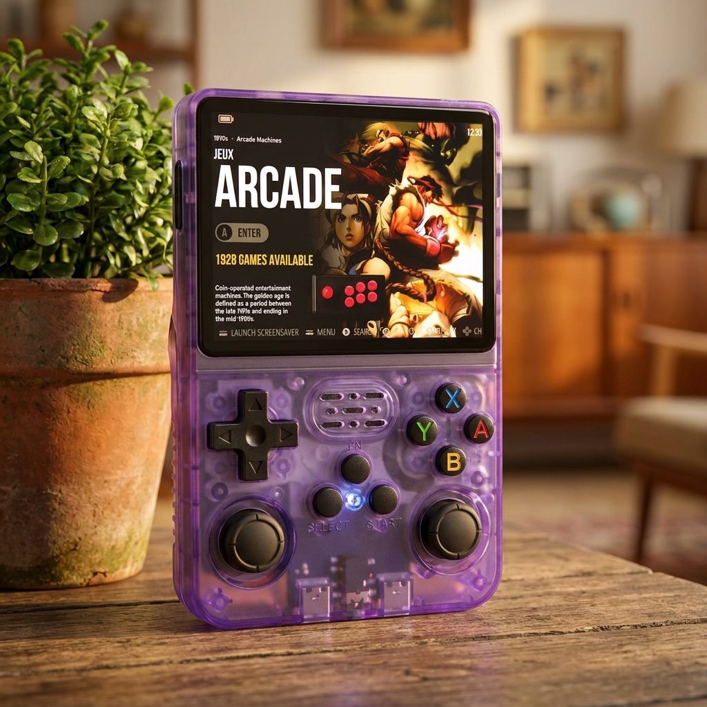 Quels jeux et consoles sont inclus sur une console rétro ?