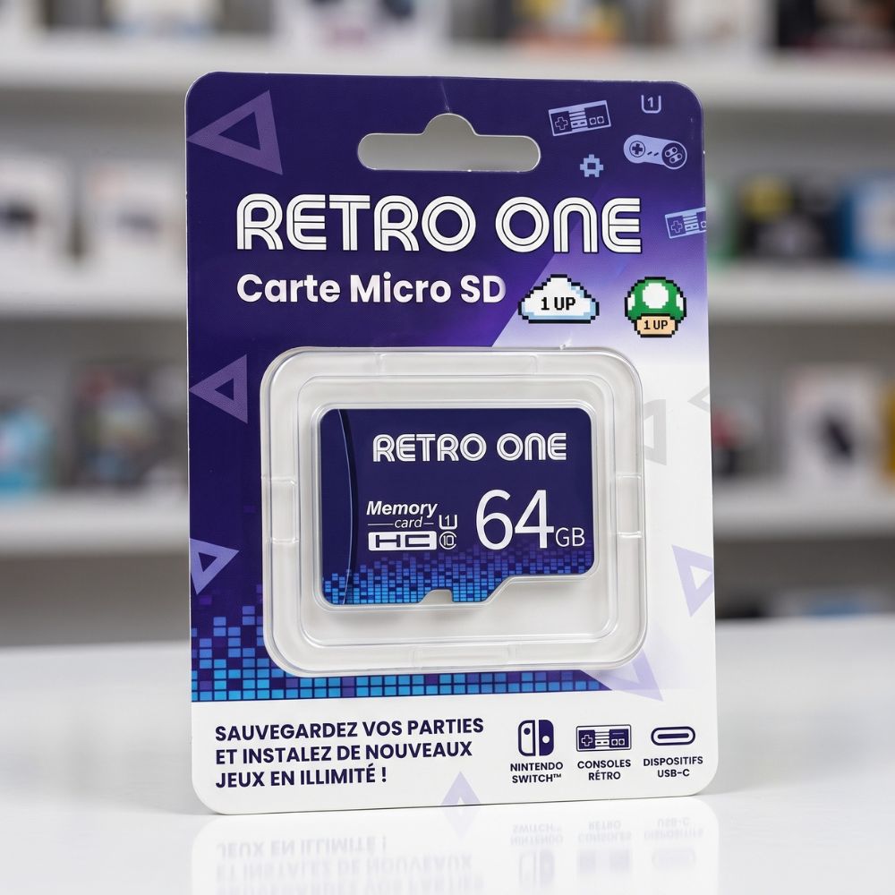 Carte SD pour console Retro One™ — vue produit