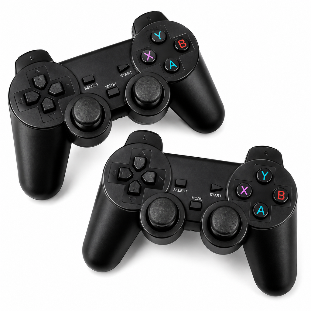 2x Manettes Sans Fil 2,4 GHz — Console de Salon Retro One™ S