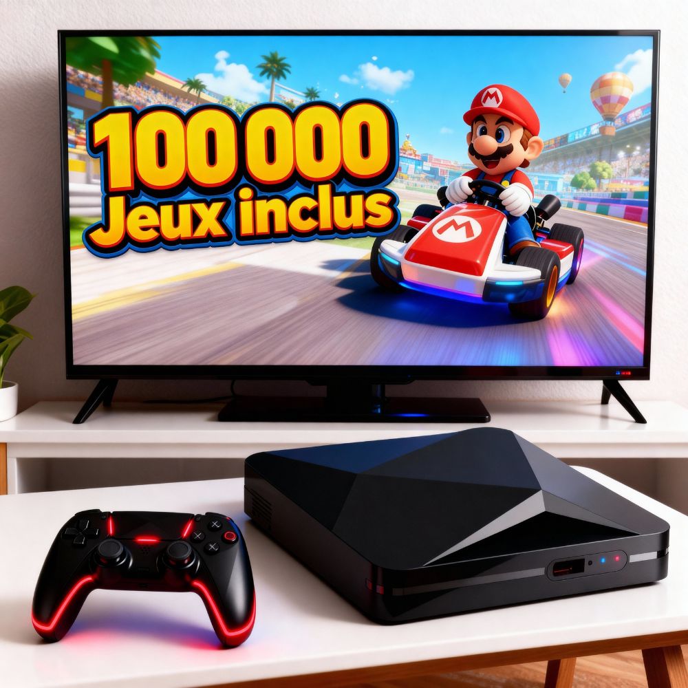 Console de salon retrogaming Retro One™ S Ultra Pro — vue de face