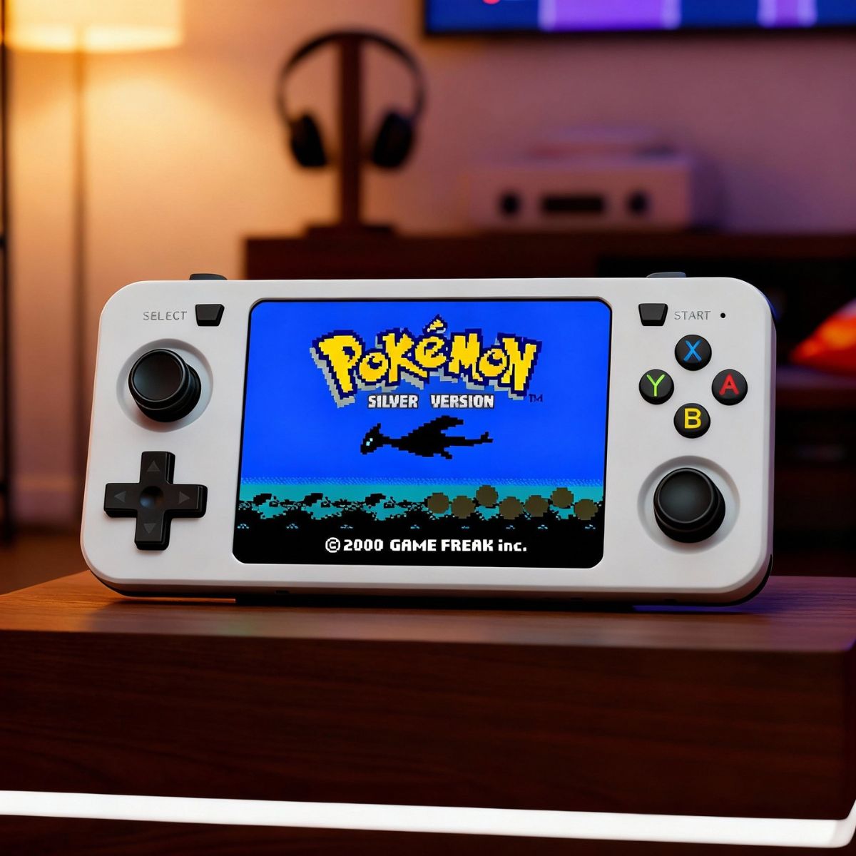 Console retrogaming Retro One™ H — écran HD allumé