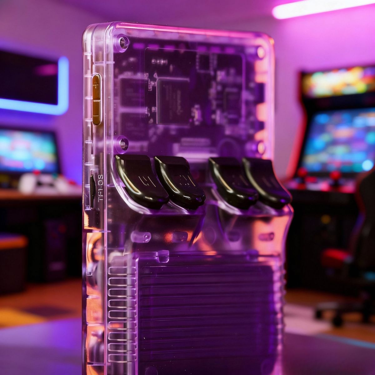 Console rétro portable Retro One™ V3 — vue de dos